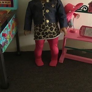 Pink Tights For 18 inch Doll